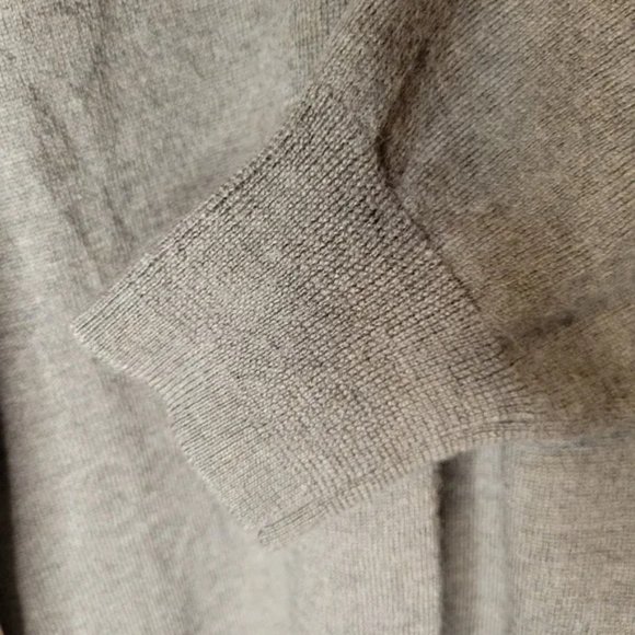 Olive Green 100% Italian Sheep Wool Sweater, Sz M - Picture 6 of 15